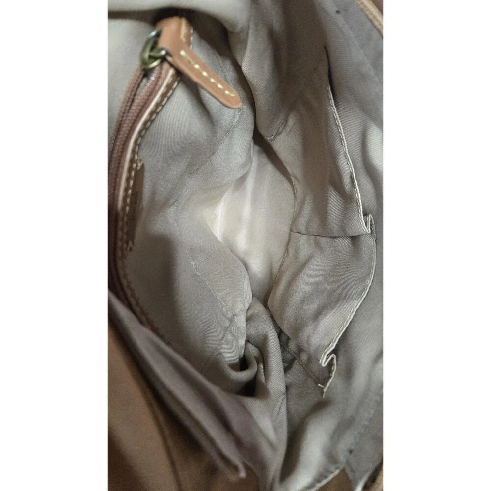The Sak Tan Ventura Embossed Floral Tooled Leather Backpack 13x15x5
